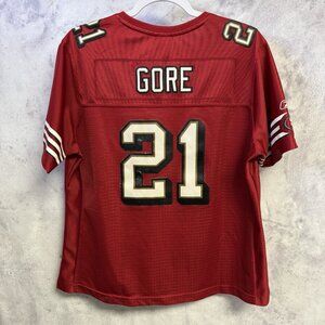Frank Gore San Francisco 49ers Womens Reebok Jersey Red Size XL 22x25.5